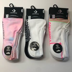 9 Pairs MIXED Converse No Show Liner Socks